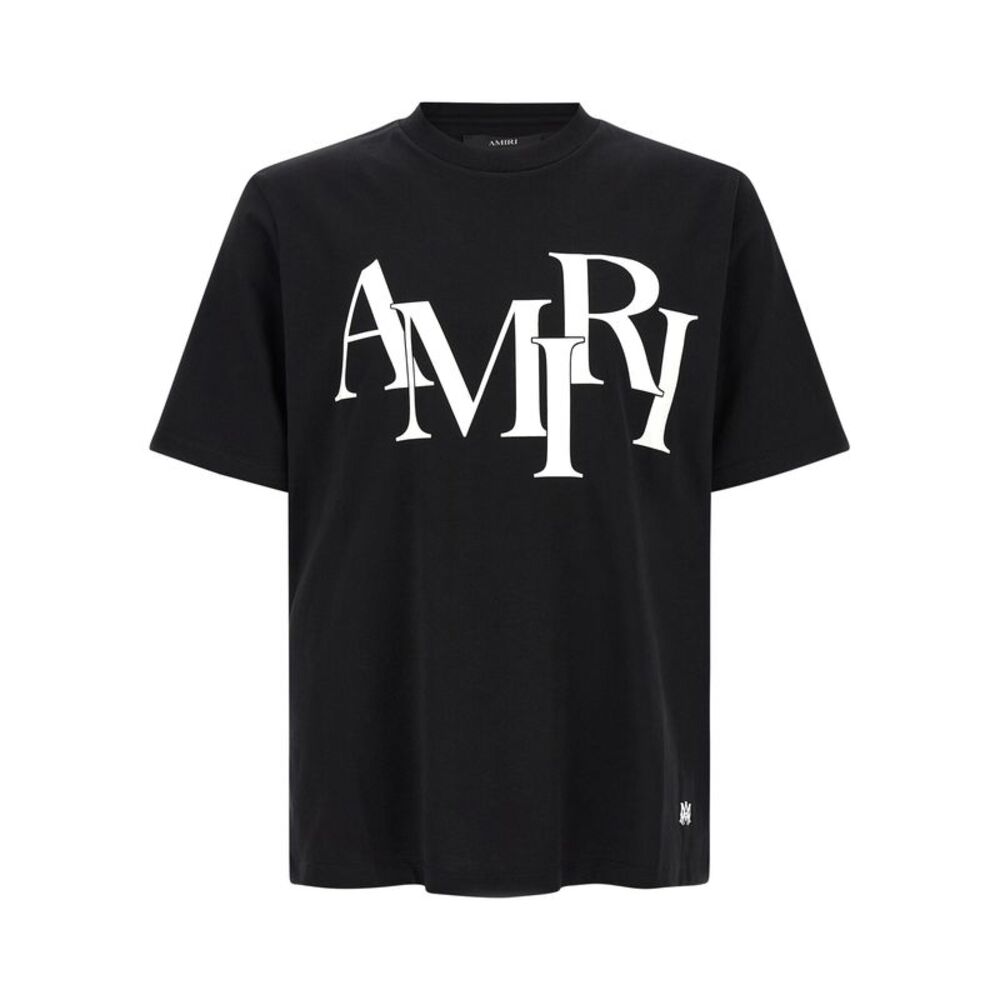 Amiri Men 'Staggered Logo' T-Shirt